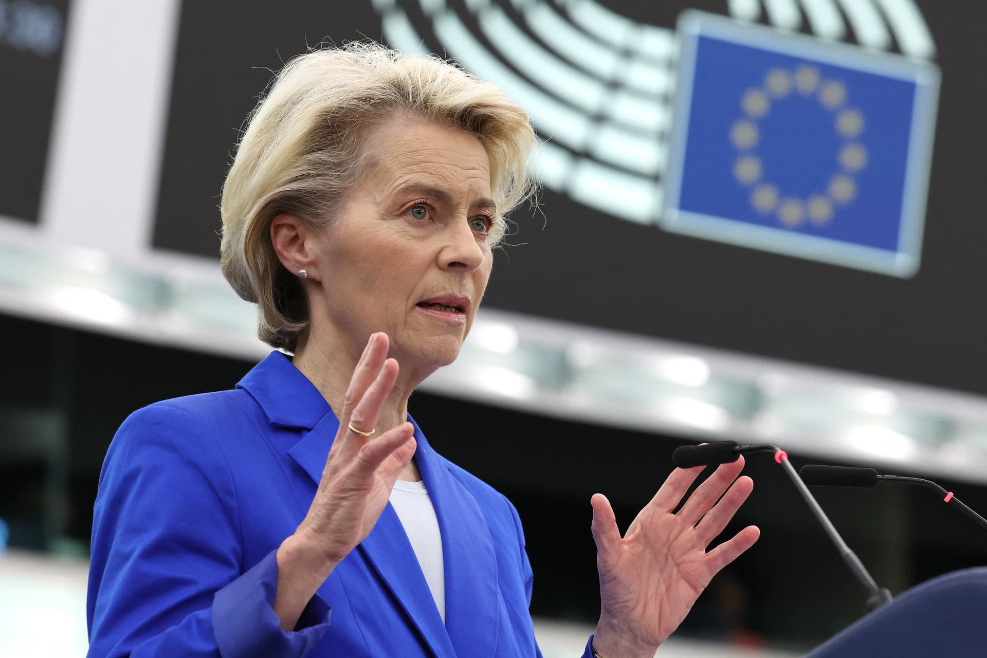 Ursula von der Leyen: Nincs mentség a civilekkel teli gázai kórház megtámadására