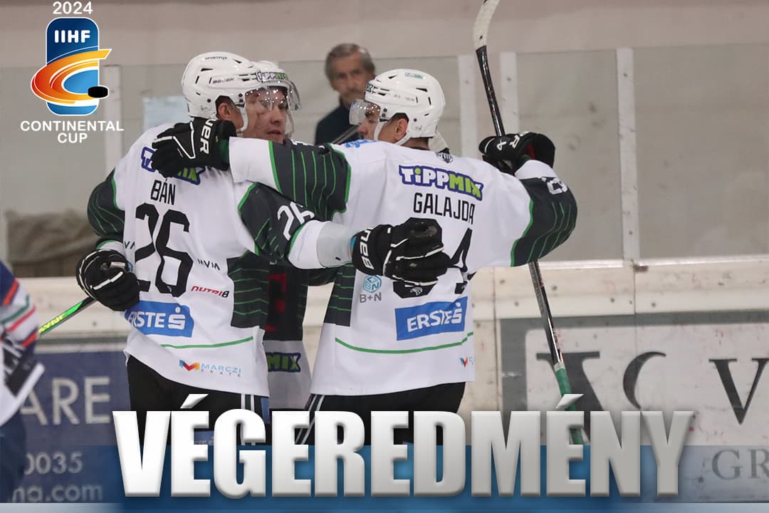 Jégkorong Kontinentális Kupa: nagy győzelemmel búcsúzott a Ferencváros