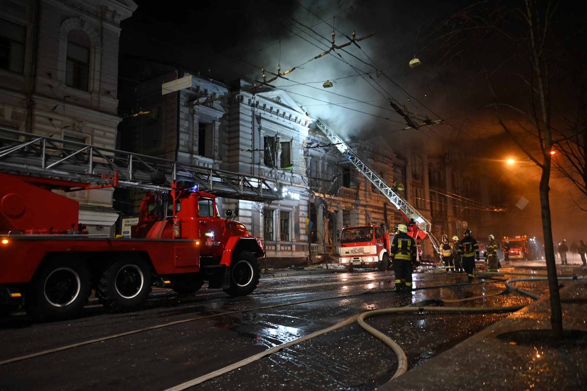 Harkivi lakónegyedet ért orosz rakétatámadás