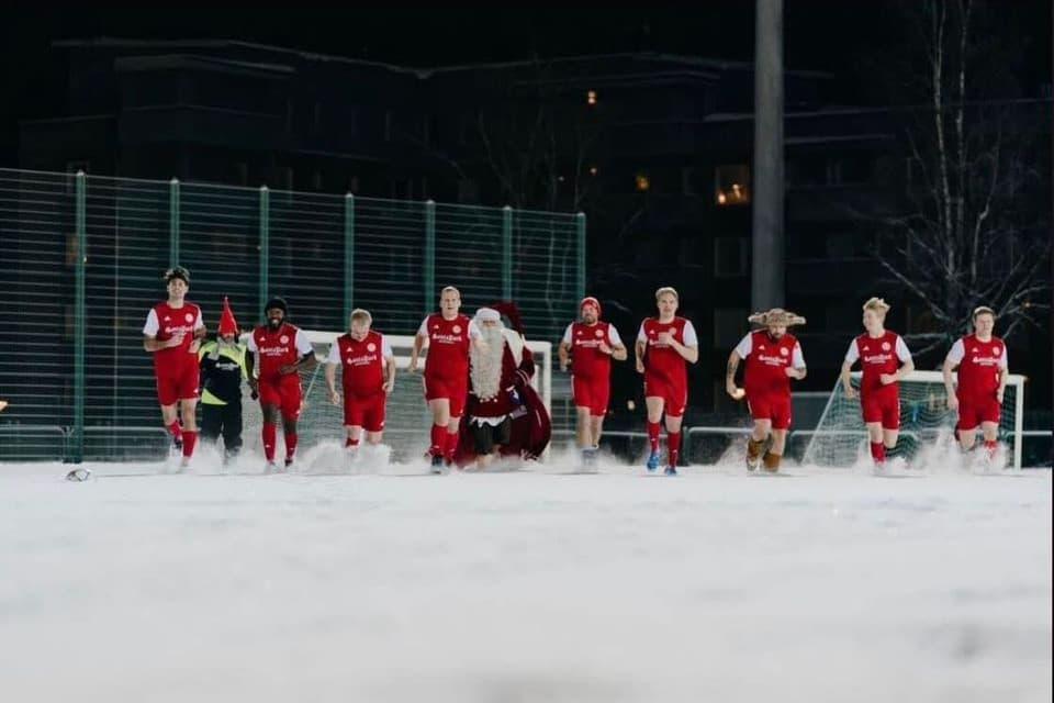 Még a Mikulásnak is van kedvenc focicsapata