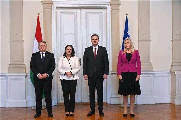 Szarajevóba látogatott Novák Katalin köztársasági elnök