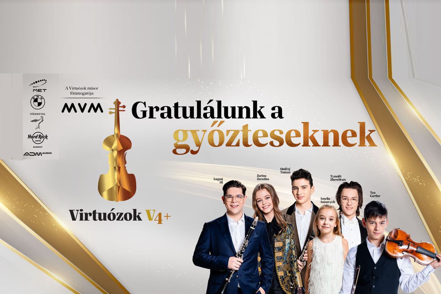Lugosi Dániel Ali lett a Virtuózok V4+ magyar győztese