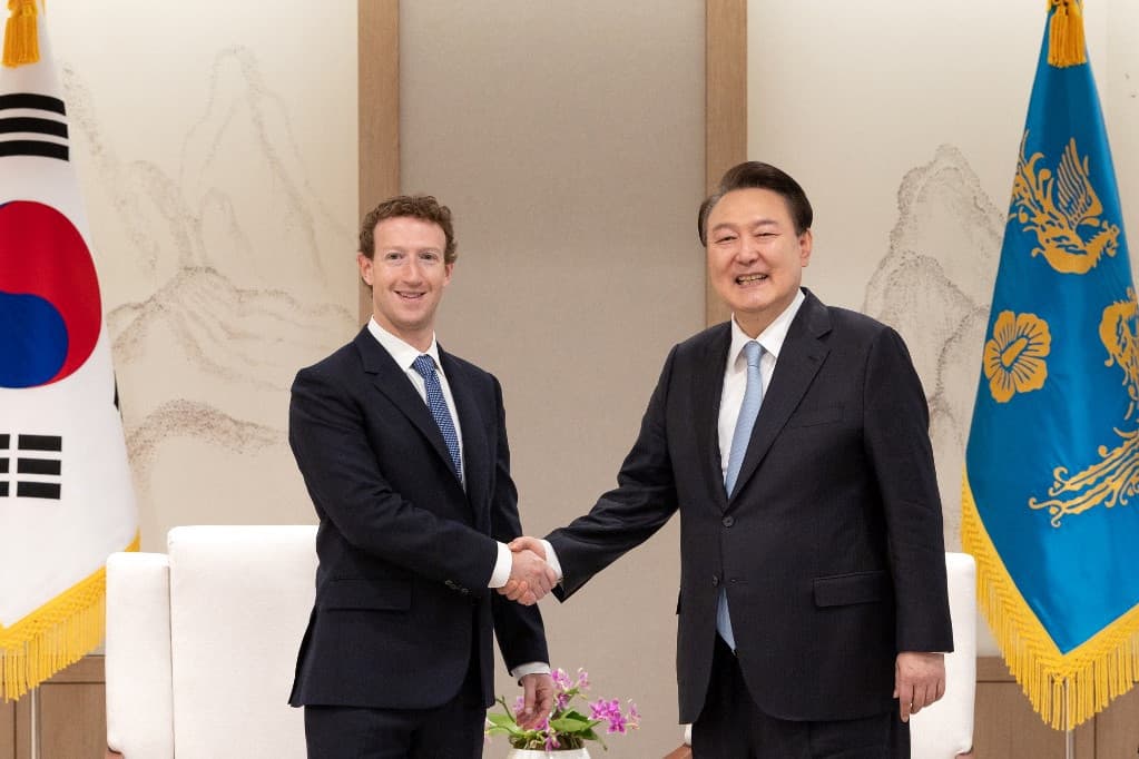 Dél-Korea a Metával egyeztetett a mesterséges intelligenciáról