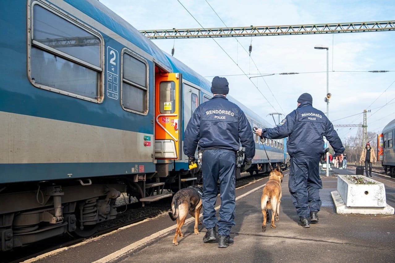 Razzia a vonatokon és a pályaudvarokon