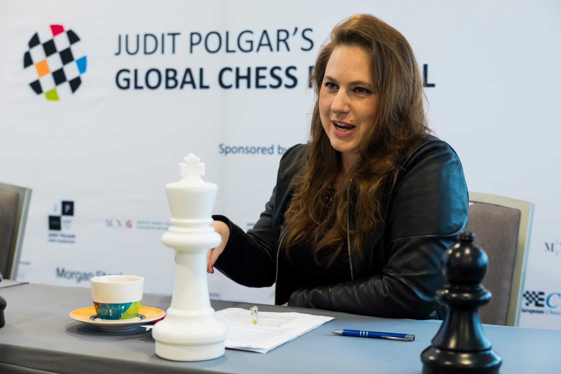 Polgár Judit Szlovéniában vendégeskedett