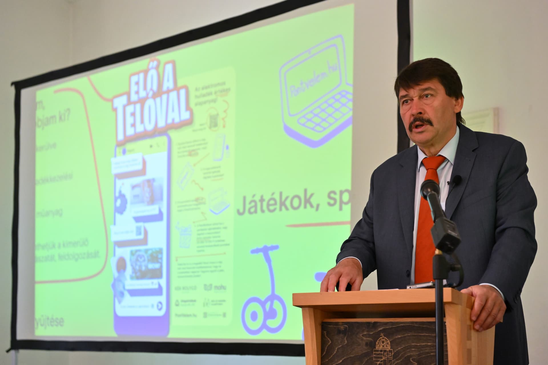Áder klímatotóval népszerűsíti a környezetvédelmet