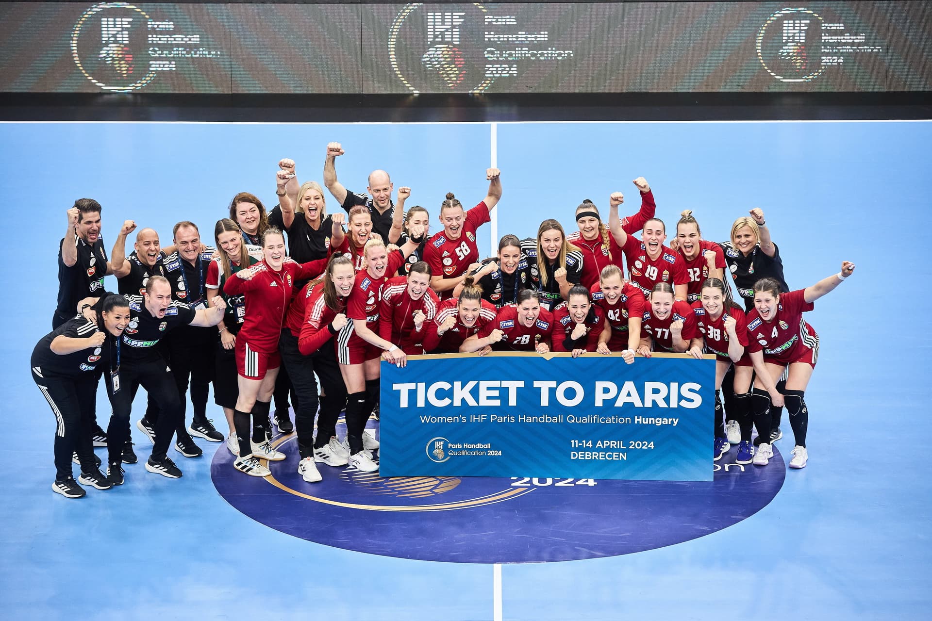 A magyar női kézilabda-válogatott kvótát szerzett a párizsi olimpiára