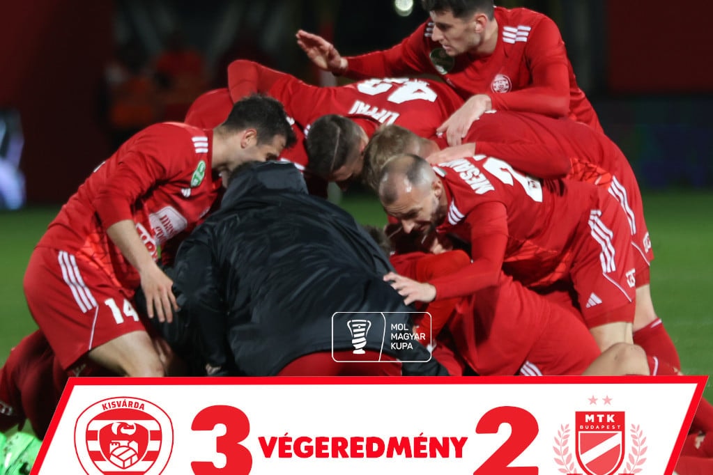 MOL Magyar Kupa: a Kisvárda lett az első elődöntős