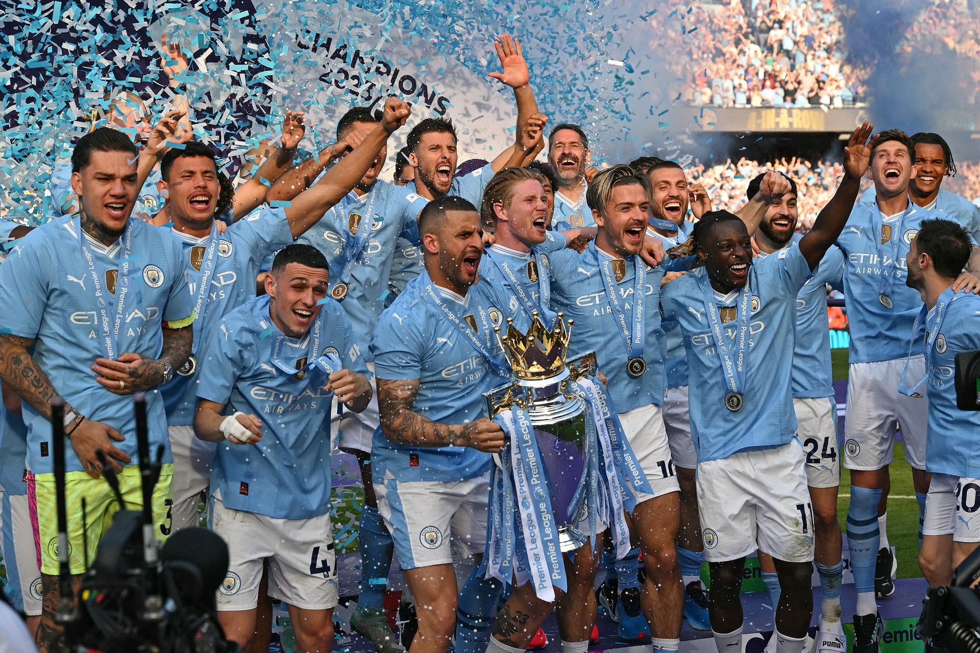 A katalán Pep Guardiola vezetésével a Manchester City meghódította Angliát