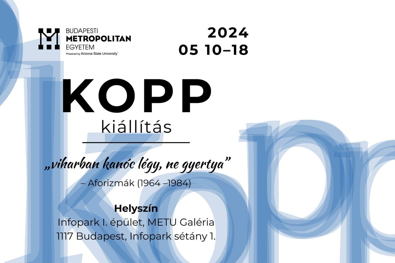 Aforizmákból lett kiállítás