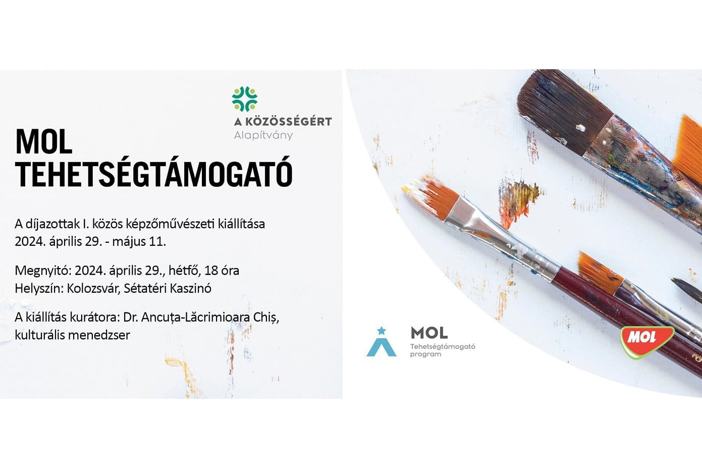 Képzőművészeti kiállításuk nyílt a MOL Tehetségtámogató díjazottjainak