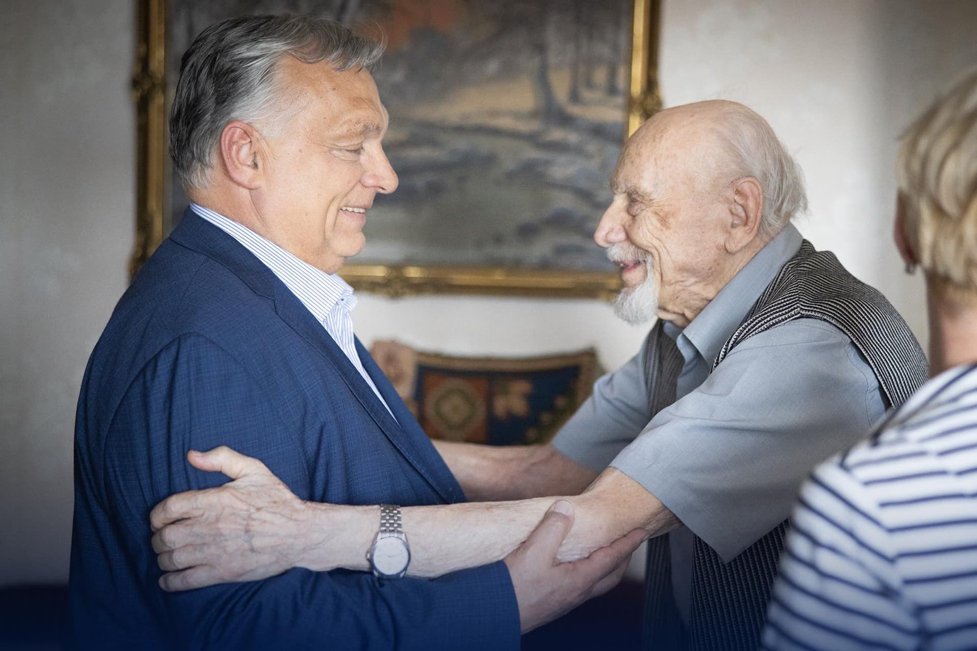 Orbán Viktor meglátogatta a legidősebb támogatóját + VIDEÓ
