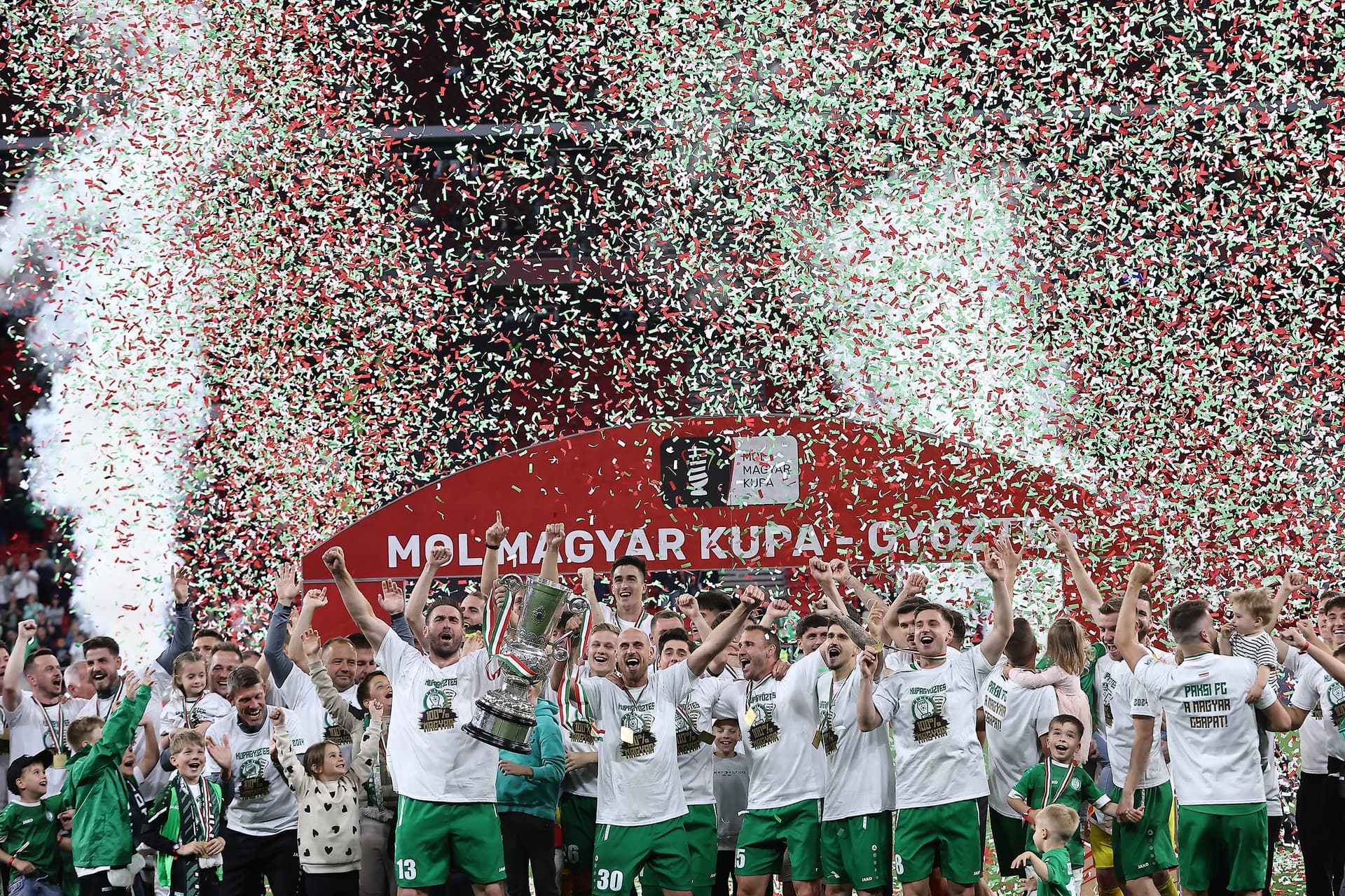 Magyar labdarúgók nyerték a Magyar Kupát