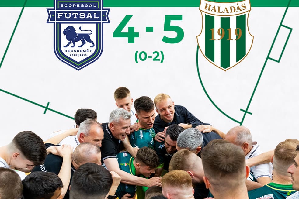 Futsal: Negyedszer bajnok a Haladás VSE