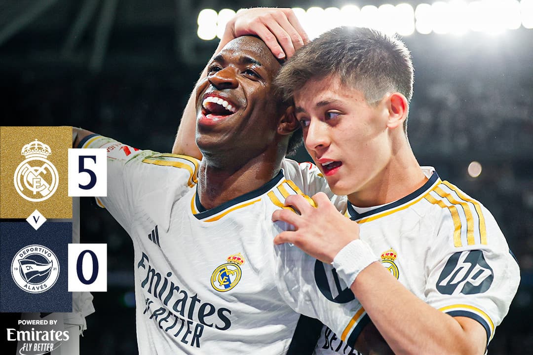 La Liga: A Real Madrid ötöst rúgott az Alavésnek