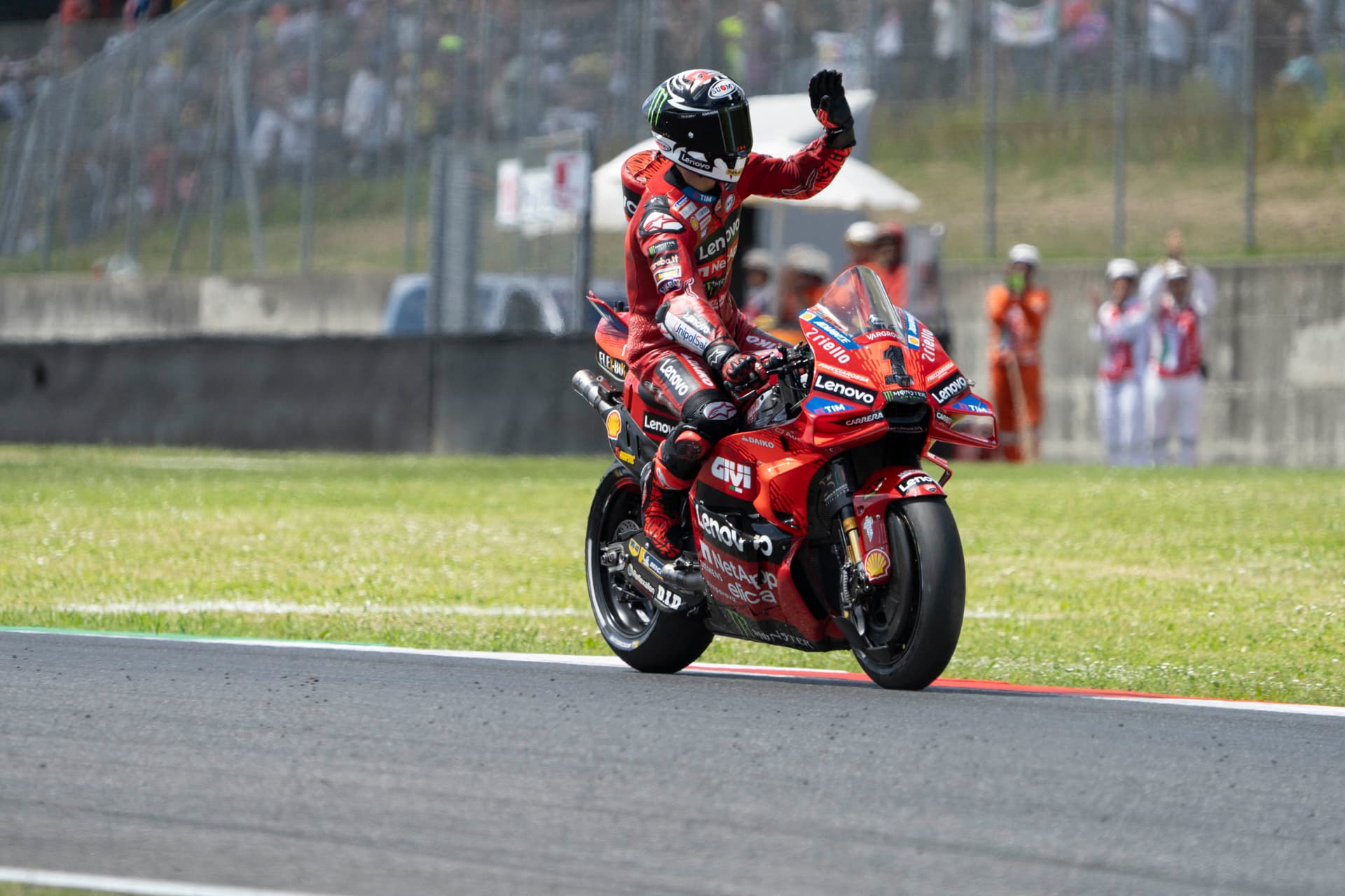Bagnaia sorozatban harmadszor nyert Assenben