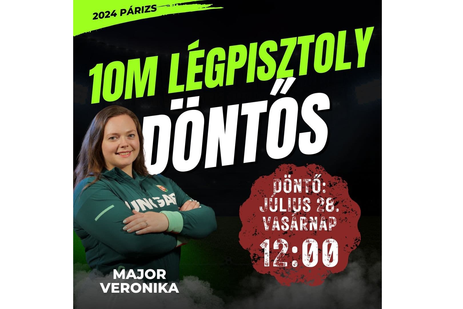 Első helyen döntős a magyar sportlövő