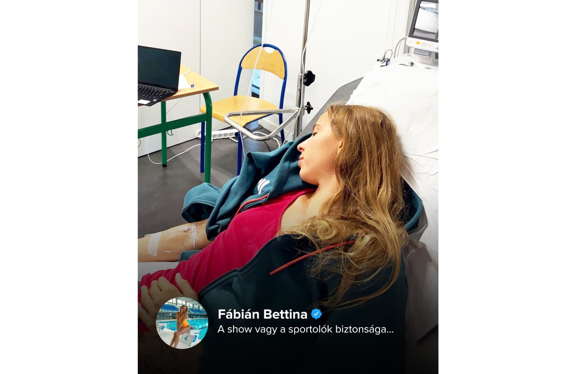 Fábián Bettina kórházba került