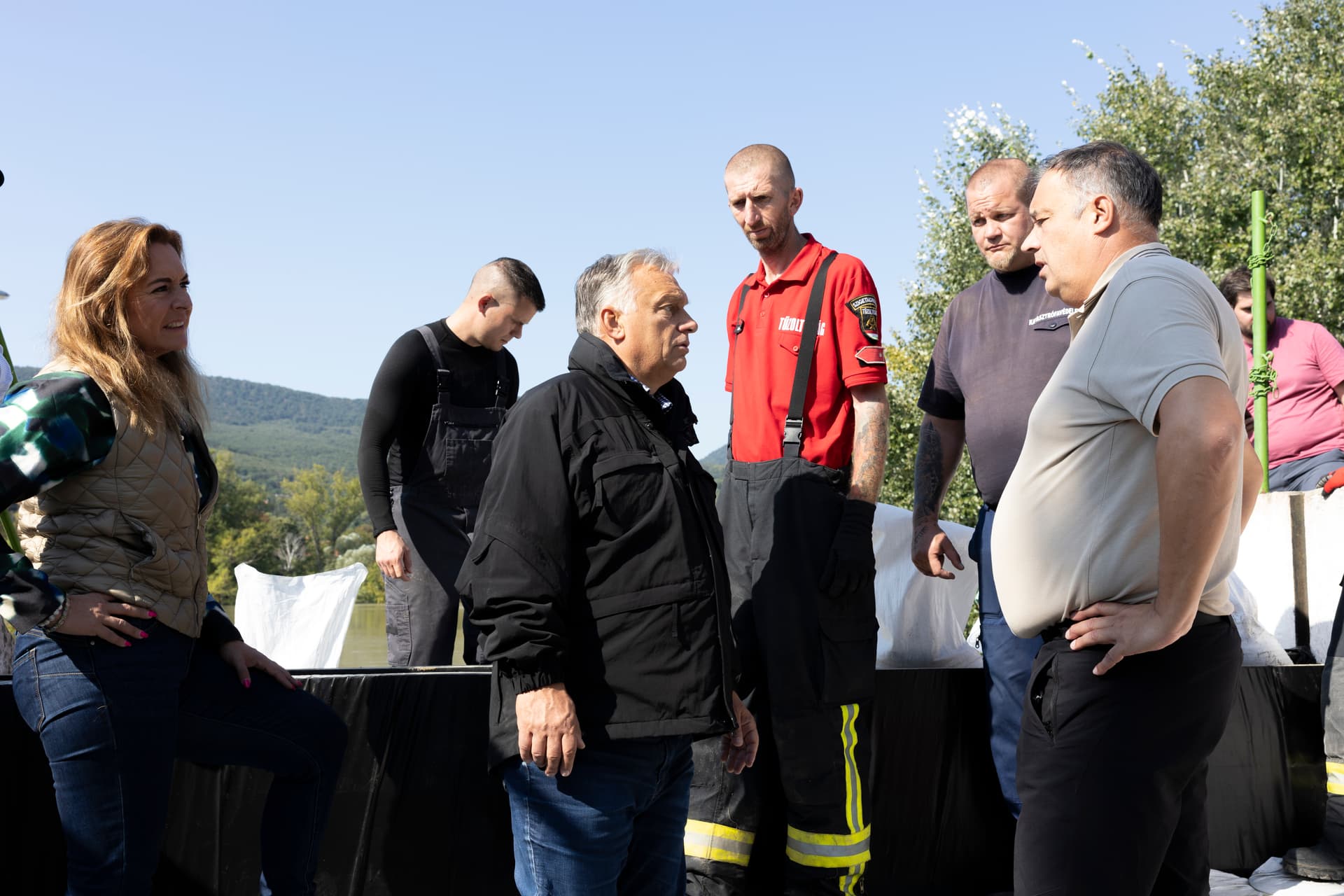 Pócsmegyeren állnak a védművek + VIDEÓ