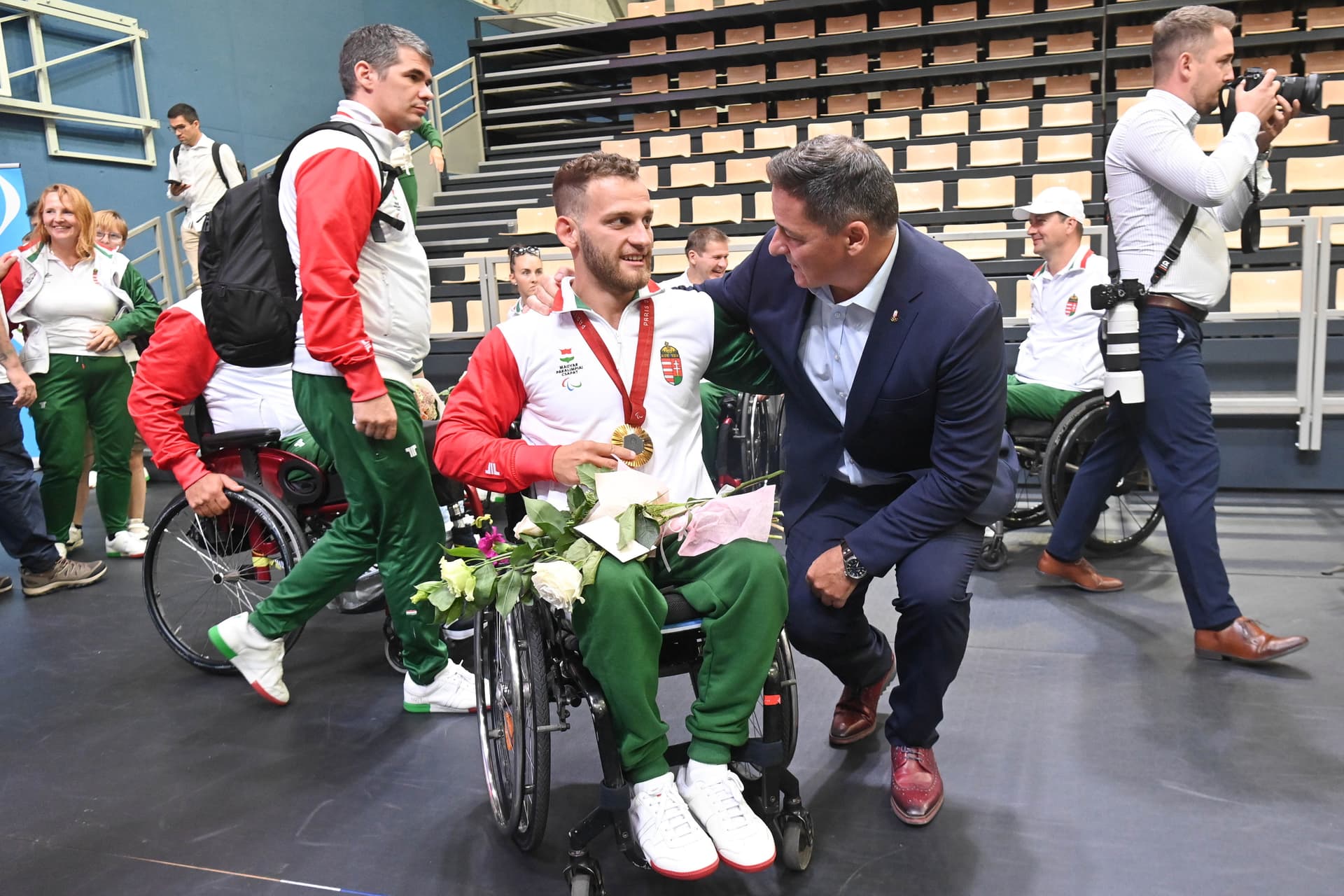 Ünnepélyesen fogadták a magyar paralimpiai küldöttséget