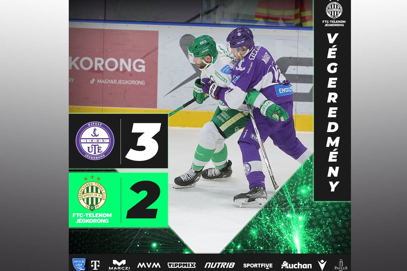 Az Újpest nyerte a derbit