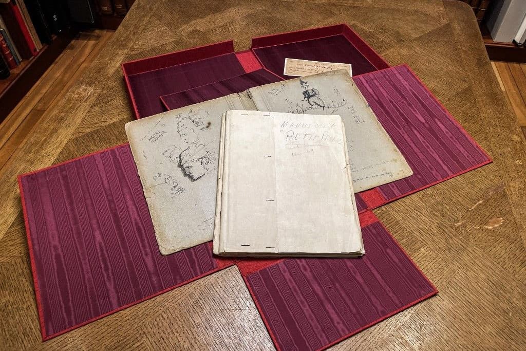 A kis herceg egyik géppel írott kézirata eladó