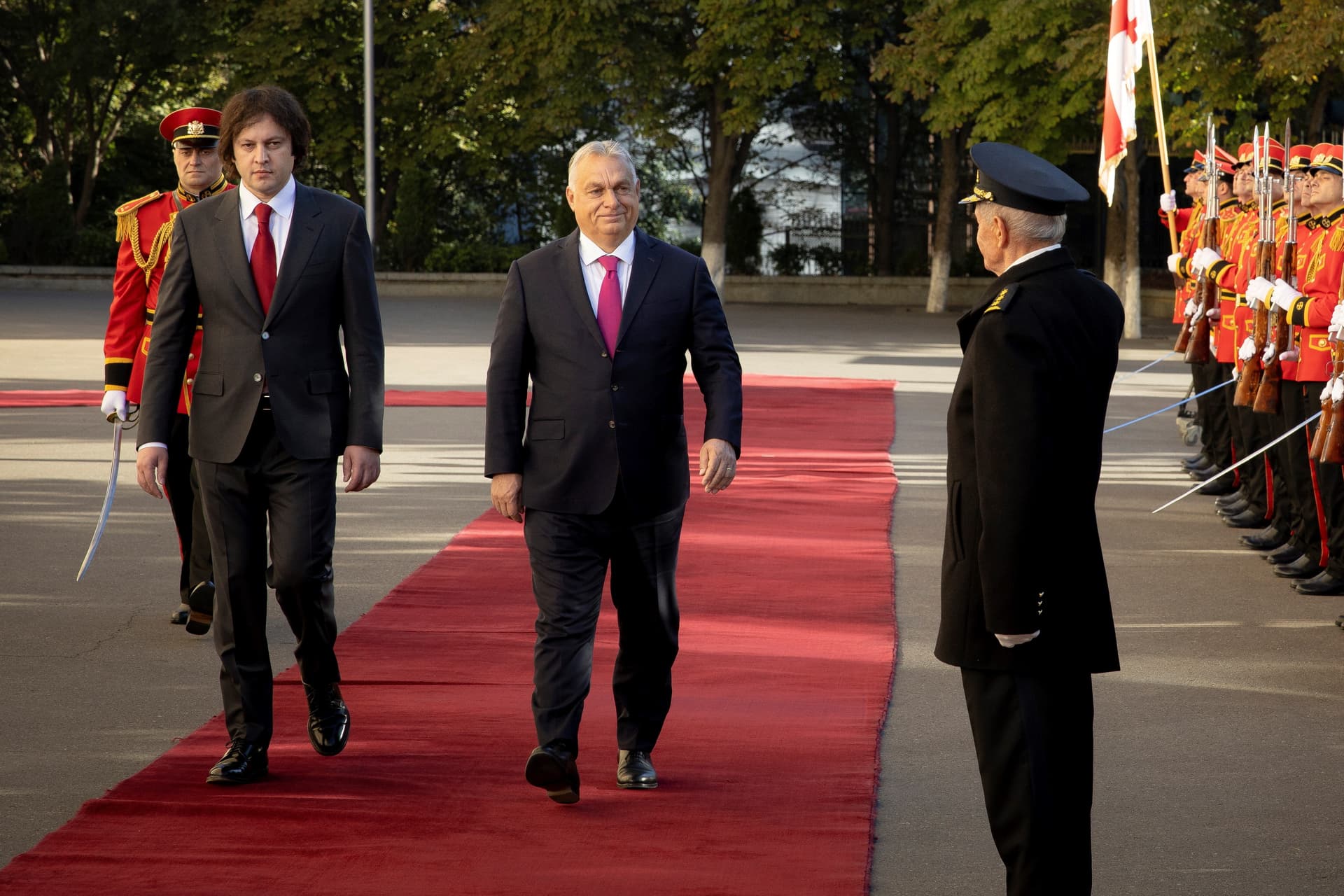 Orbán Viktor: Szabad és demokratikus választás történt Georgiában, és az ország a béke pártján áll