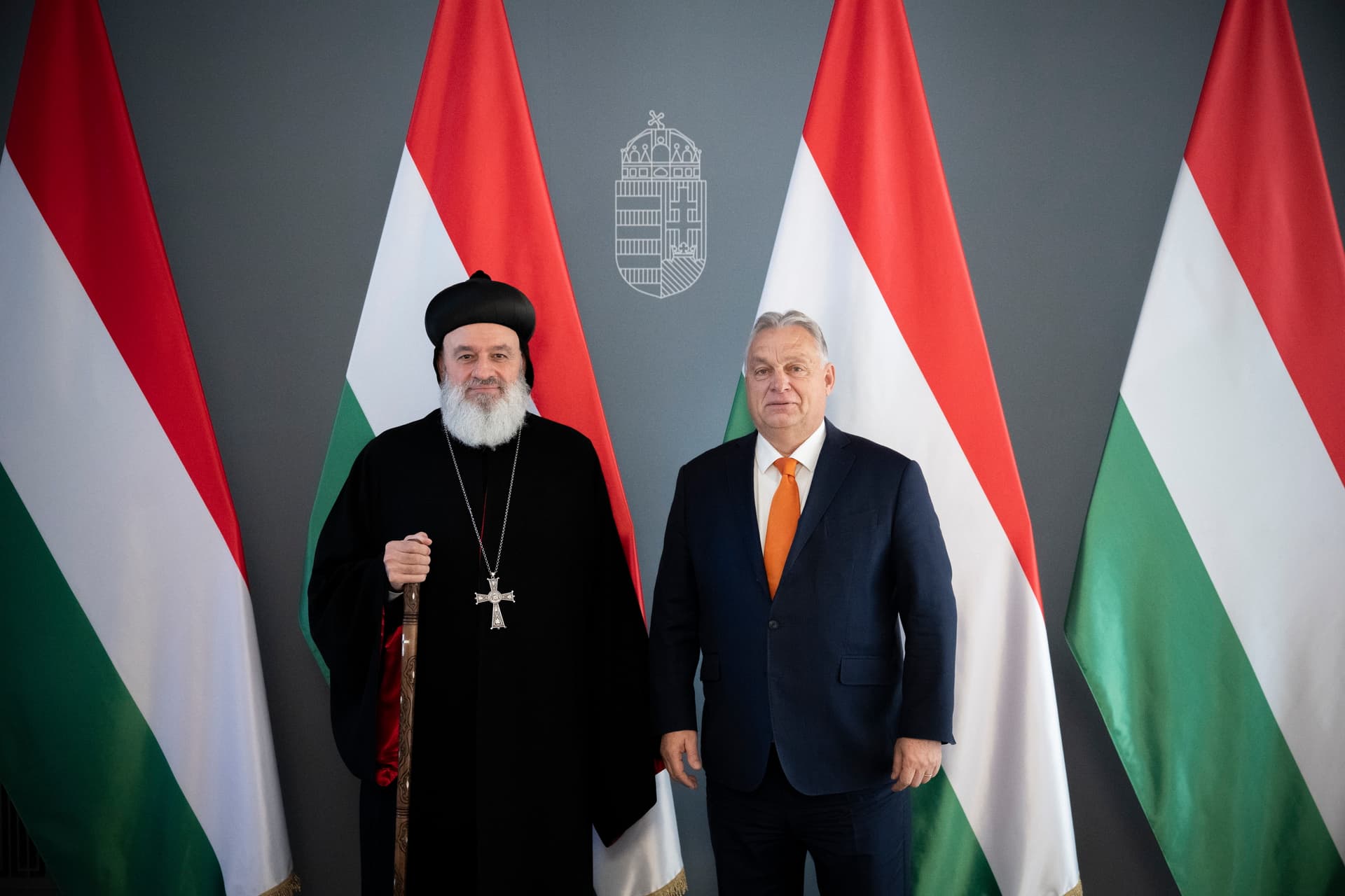 Orbán Viktor a szír ortodox egyház vezetőjével tárgyalt