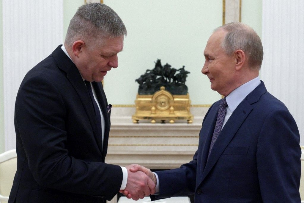 Vlagyimir Putyin fogadta Robert Fico szlovák kormányfőt