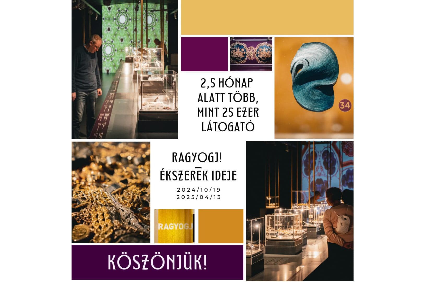 Már 30 ezren látták a Magyar Nemzeti Múzeum ékszerkiállítását