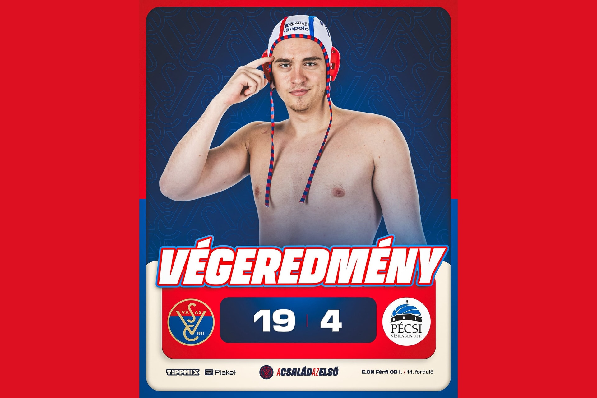 Fölényes Vasas-győzelem a férfi vízilabda élvonalban