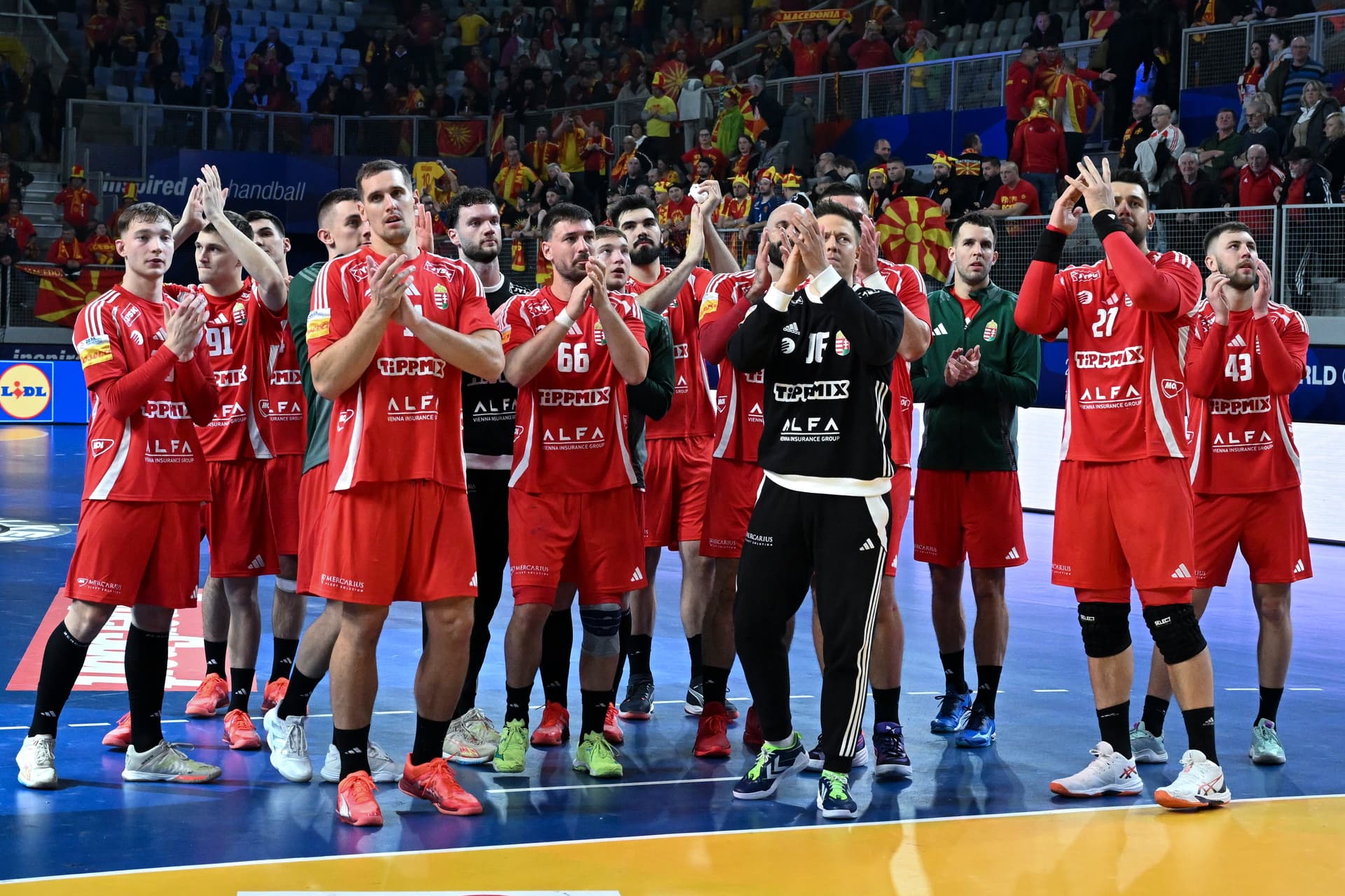 Férfi kézilabda-vb: Magyar döntetlen Észak-Macedónia ellen