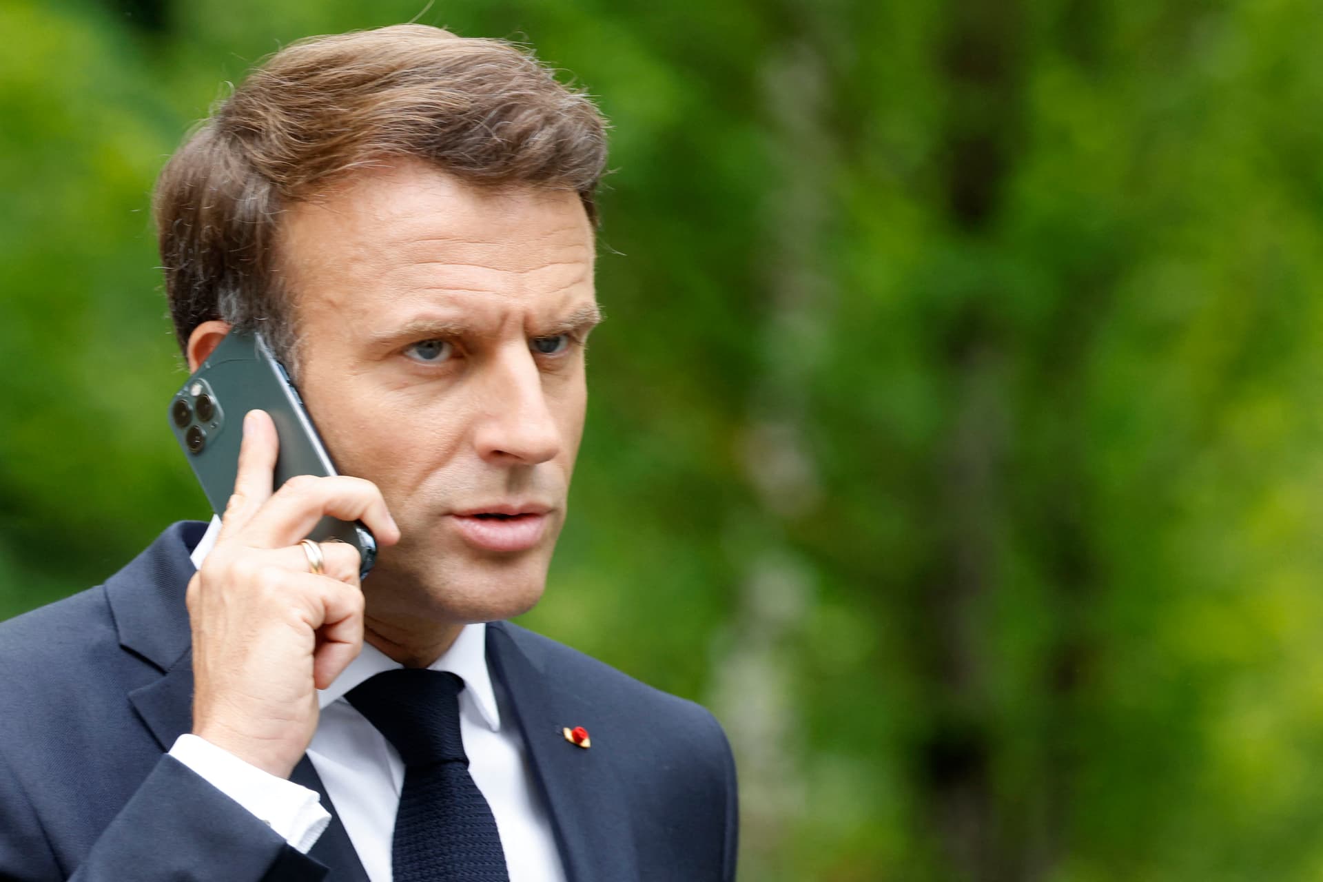Macron azonnal felhívta Zelenszkijt az incidens után
