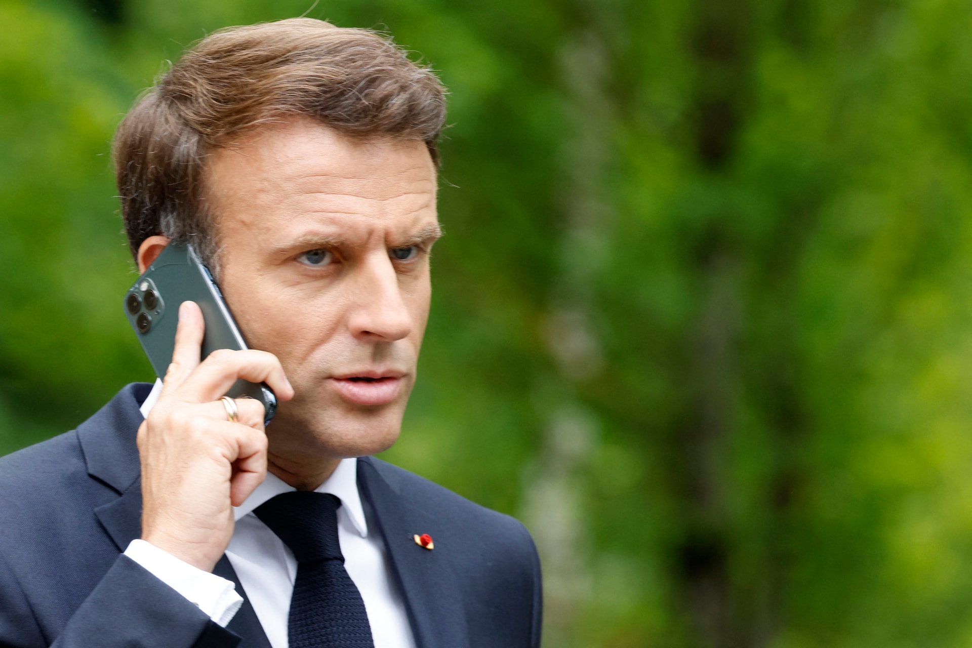 Macron azonnal felhívta Zelenszkijt az incidens után
