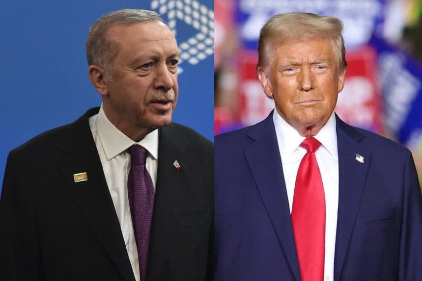 Háborús térségekről egyeztetett Trump és Erdogan