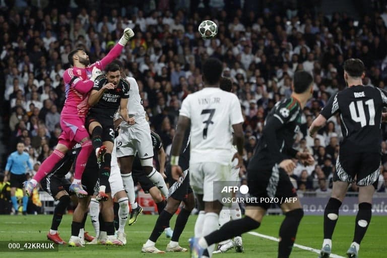 Erőtlen volt a Real, az Arsenal jutott az elődöntőbe