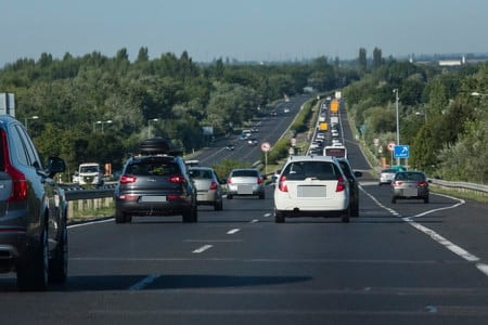 Torlódás az M3-as autópályán