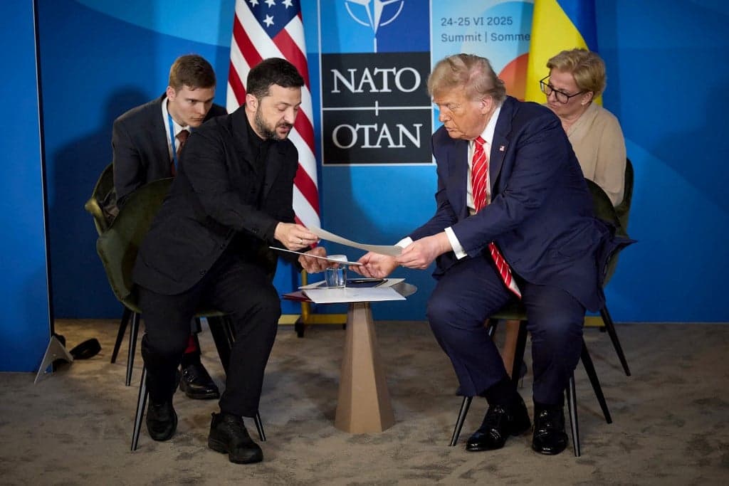Zelenszkij és Trump találkozott a hágai NATO-csúcson