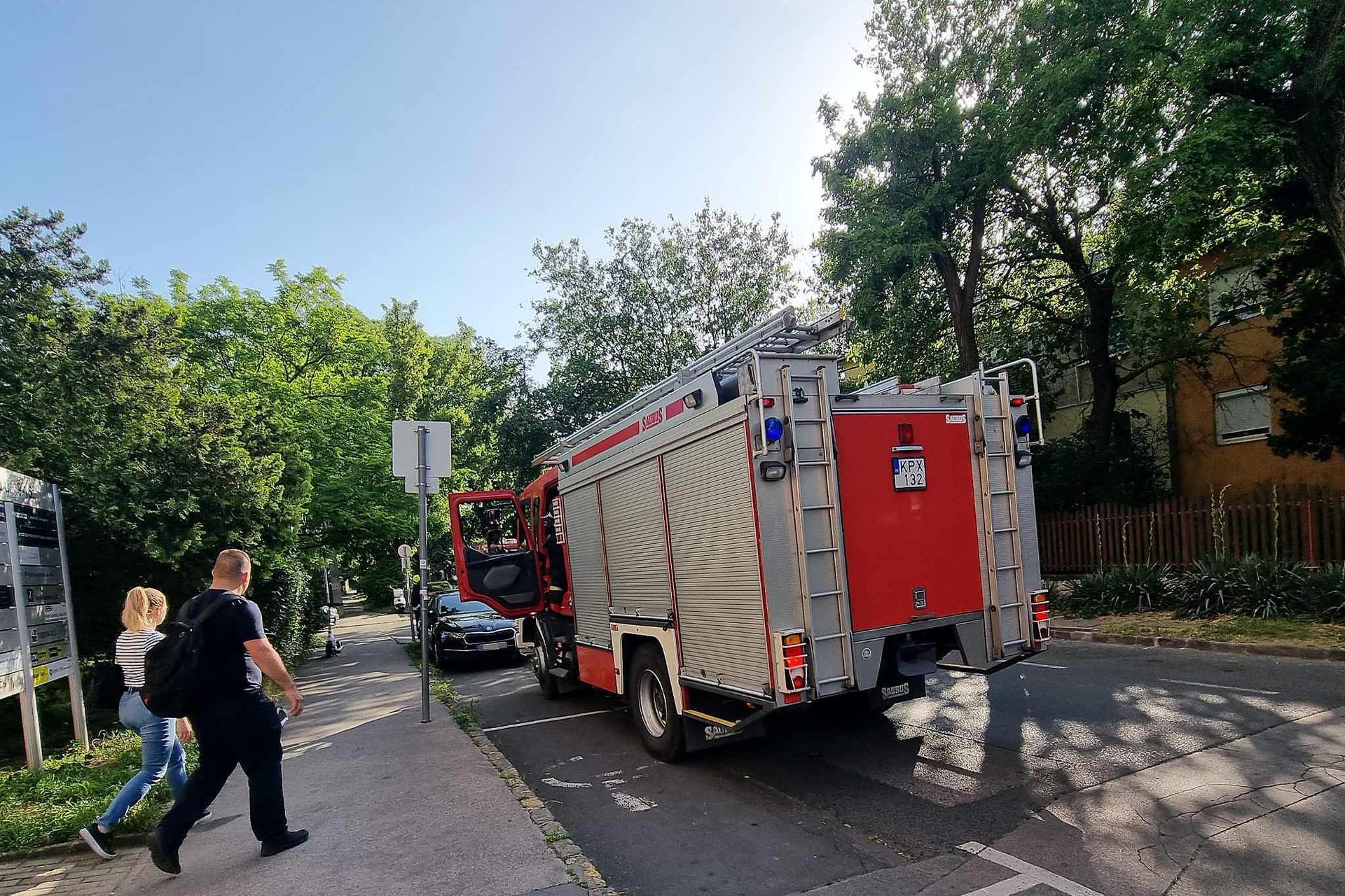 Eloltották a tüzet az V. kerületi társasházban