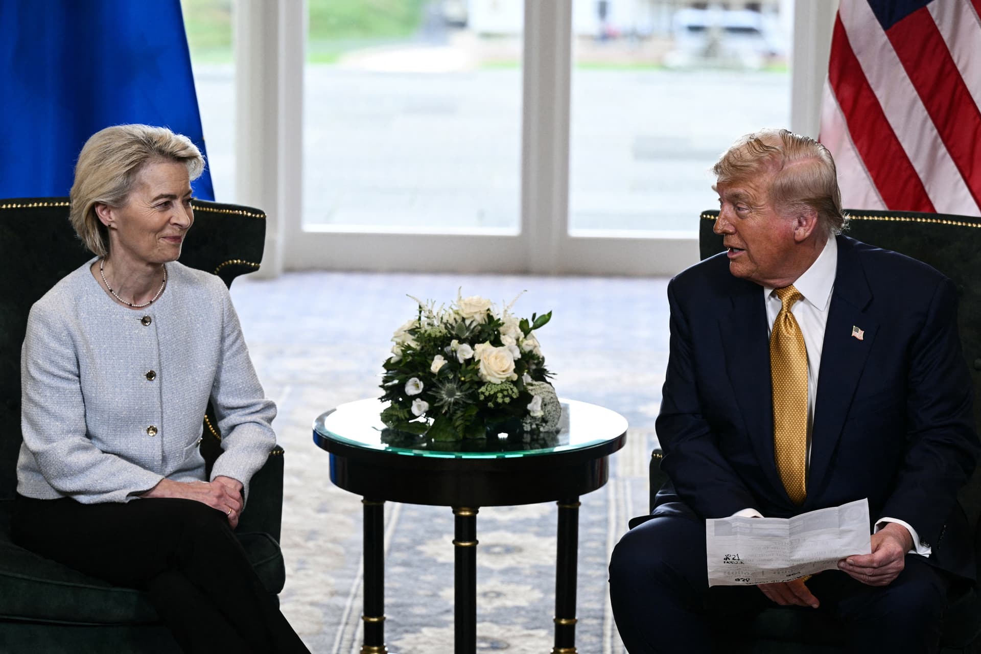 Az amerikai elnök megette reggelire az Európai Bizottság elnökét