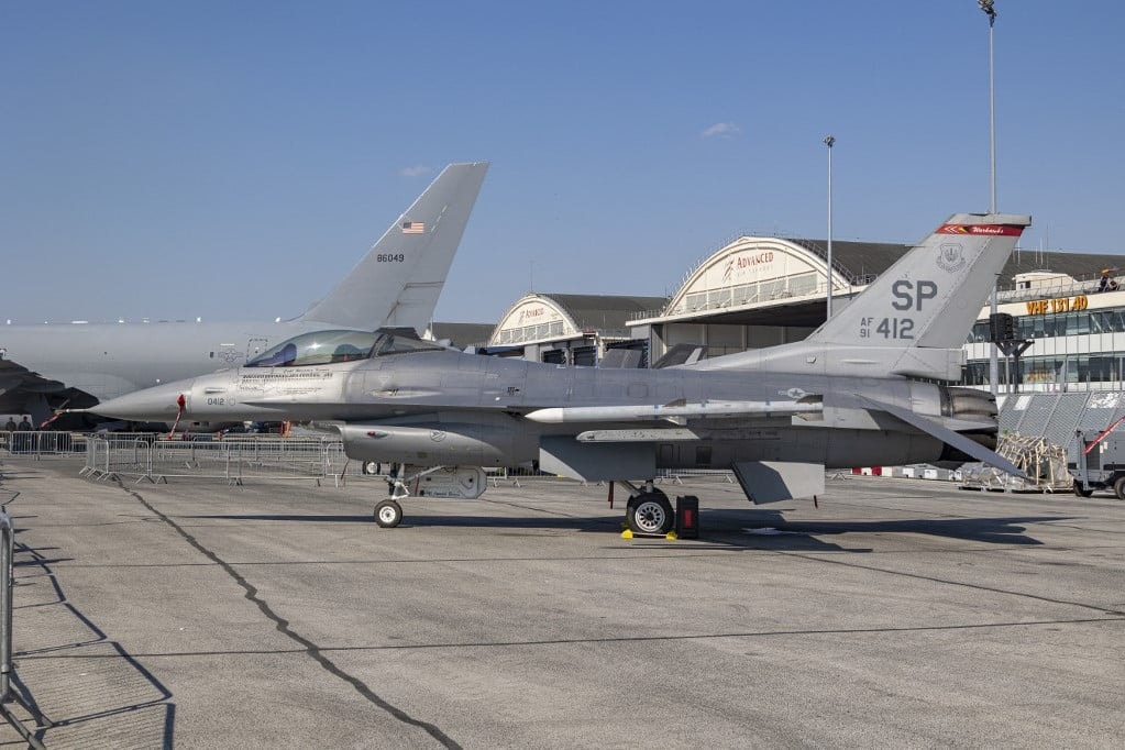 Lezuhant az amerikai légierő egyik F-16-os harci repülőgépe
