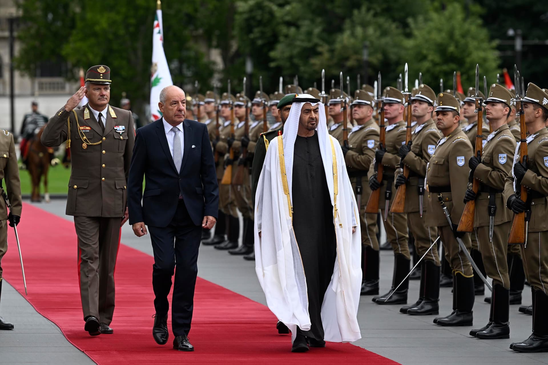 Sulyok Tamás köztársasági elnök az Egyesült Arab Emírségek elnökével találkozott