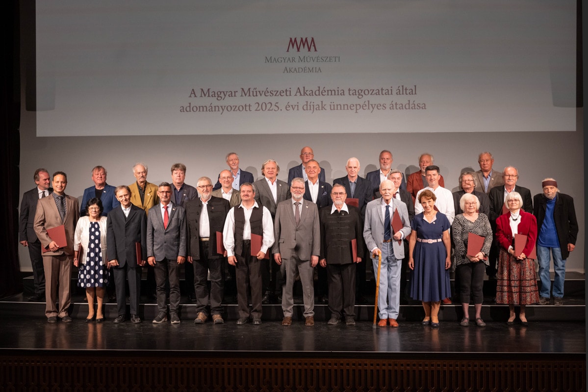 Átadták a Magyar Művészeti Akadémia tagozati díjait