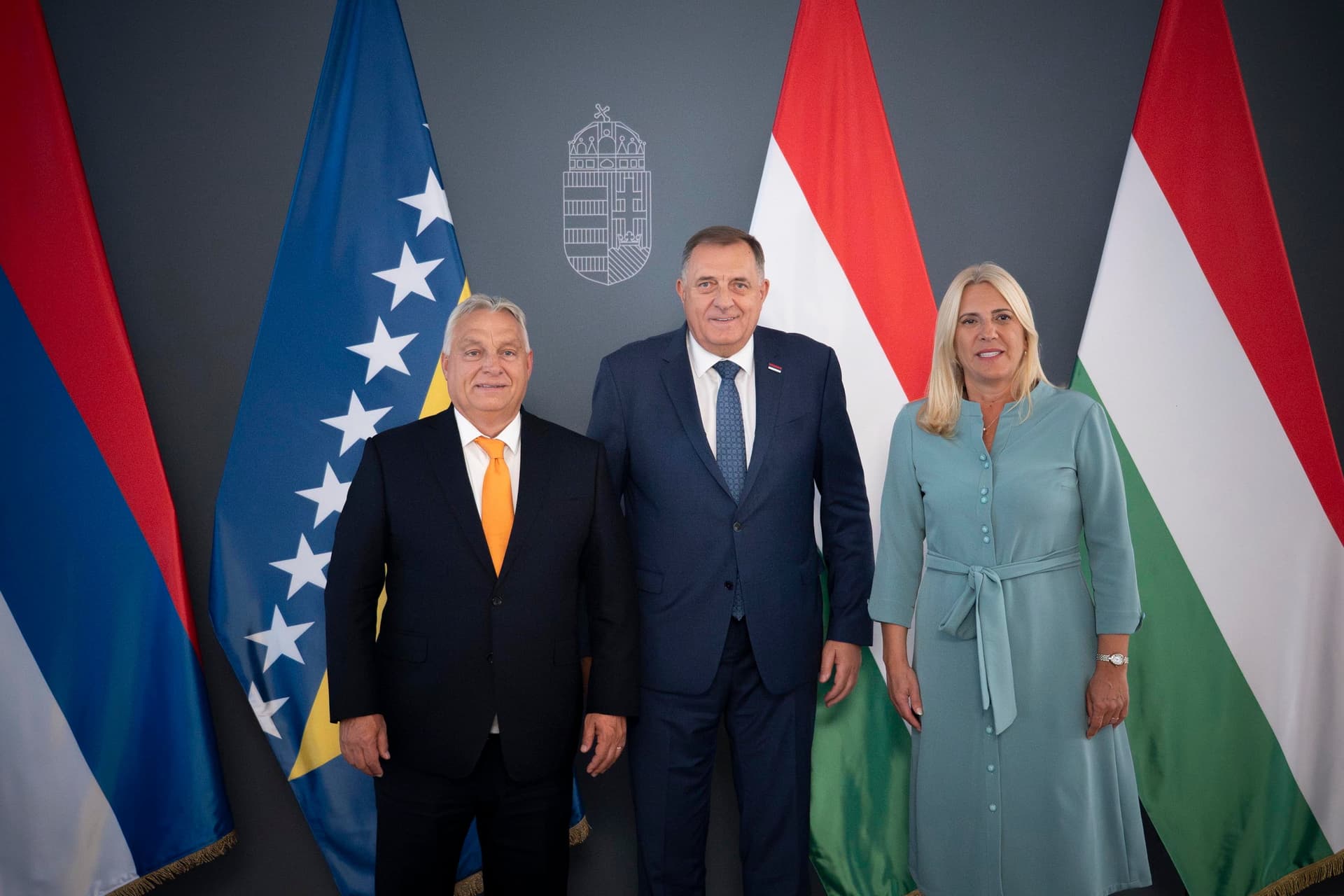 Orbán Viktor a boszniai Szerb Köztársaság elnökével tárgyalt