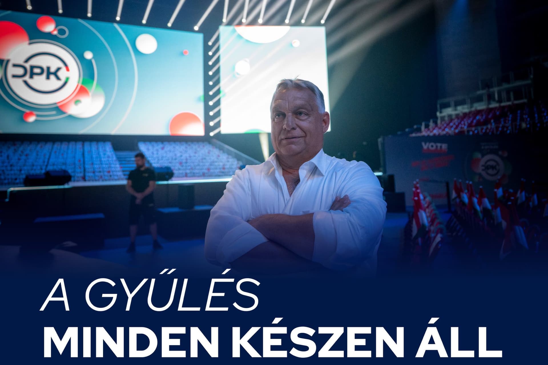 Orbán Viktor üzent: Zászlókat a magasba, délután jövünk!