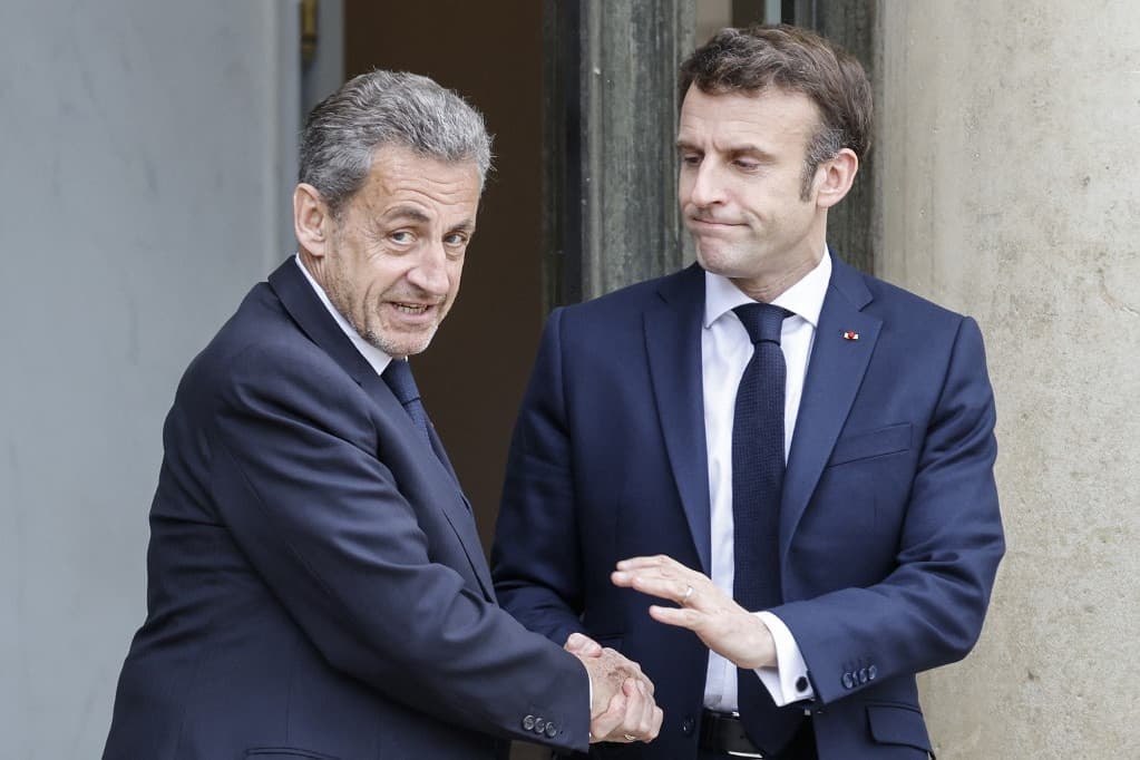Macron fogadta Nicolas Sarkozyt