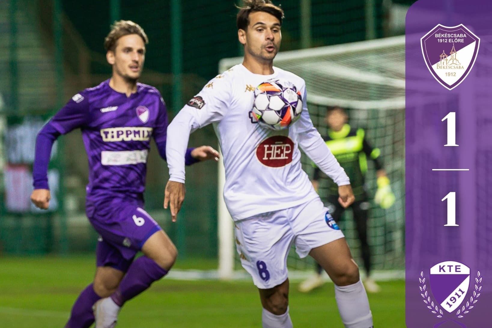 Békéscsabai döntetlennel zárult a Merkantil Bank Liga fordulója