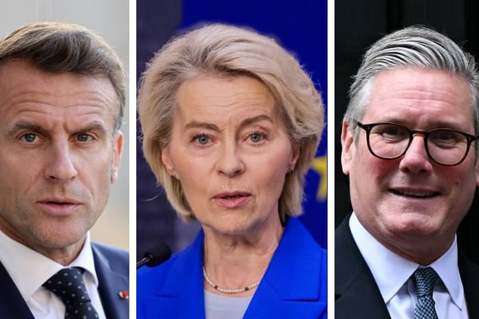 Von der Leyen, Macron, Starmer: Egy válság tükörképei