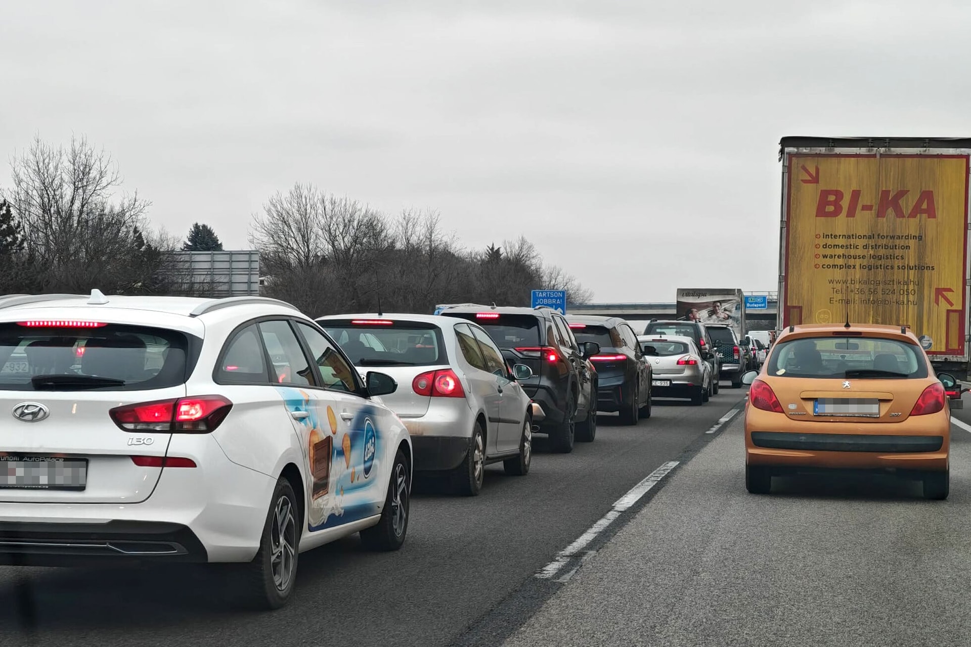 Fennakadások az autópályákon